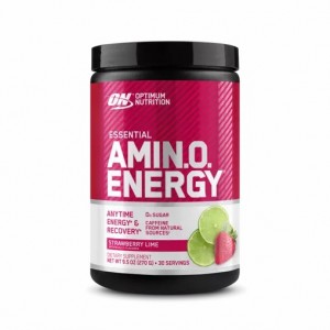 Optimum Nutrition ESSENTIAL AMIN.O. ENERGY® Strawberry Lime 0.6 lb (30 Servings) | 54013PCJT