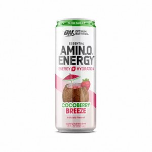 Optimum Nutrition ESSENTIAL AMIN.O. ENERGY+ Electrolytes Sparkling *new* Cocoberry Breeze 355ml * 12 Cans (12 Servings) | 34062XUMS