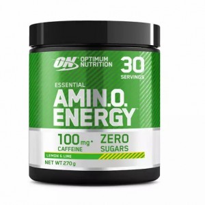 Optimum Nutrition Essential AMIN.O. Energy Lemon & Lime 270 grams (30 Servings) | 40193RCEB