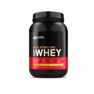 Optimum Nutrition GOLD STANDARD 100% WHEY™ Banana Cream 2 lb (29 Servings) | 35027SYWD