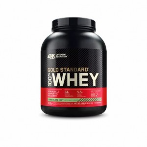 Optimum Nutrition GOLD STANDARD 100% WHEY™ Chocolate Mint 5 lb (70 Servings) | 17036SBDM