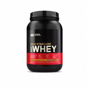 Optimum Nutrition GOLD STANDARD 100% WHEY™ Chocolate Peanut Butter 2 lb (27 Servings) | 08736QFOP