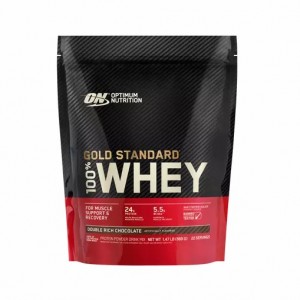 Optimum Nutrition GOLD STANDARD 100% WHEY™ Double Rich Chocolate 1.5 lb (22 Servings) | 28560XIPR