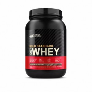 Optimum Nutrition GOLD STANDARD 100% WHEY™ Double Rich Chocolate 2 lb (29 Servings) | 05276RUAG