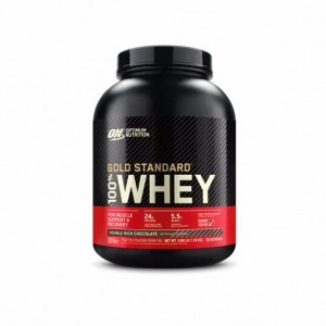 Optimum Nutrition GOLD STANDARD 100% WHEY™ Double Rich Chocolate 4 lb (58 Servings) | 15279APEL