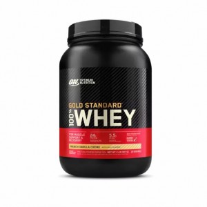 Optimum Nutrition GOLD STANDARD 100% WHEY™ French Vanilla Creme 2 lb (29 Servings) | 98143EWZY