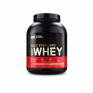 Optimum Nutrition GOLD STANDARD 100% WHEY™ Strawberry Banana 5 lb (75 Servings) | 92780UMAT