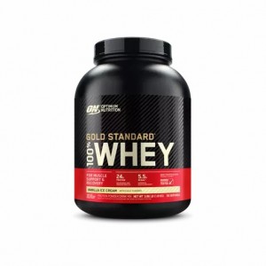 Optimum Nutrition GOLD STANDARD 100% WHEY™ Vanilla Ice Cream 4 lb (58 Servings) | 28039QMXR