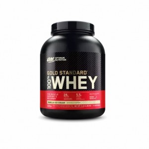 Optimum Nutrition GOLD STANDARD 100% WHEY™ Vanilla Ice Cream 5 lb (73 Servings) | 49705MLCI