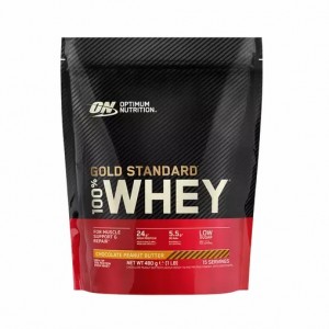 Optimum Nutrition Gold Standard 100% Whey Protein Powder Chocolate Peanut Butter 480 grams (15 Servings) | 53128HLPW