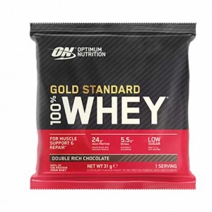 Optimum Nutrition Gold Standard 100% Whey Powder Sachets Double Rich Chocolate 1 sachet (31 grams) | 50674CUIR