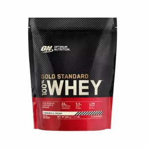 Optimum Nutrition Gold Standard 100% Whey Protein Powder Cookies & Cream 480 grams (15 Servings) | 23795ZVJS