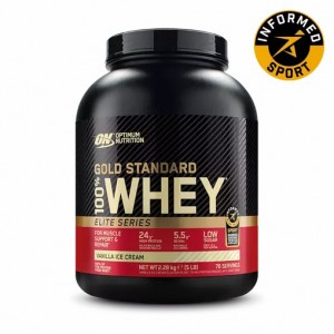 Optimum Nutrition Gold Standard 100% Whey - Elite Series Vanilla Ice Cream 2.27 kg (77) | 04578CWAP