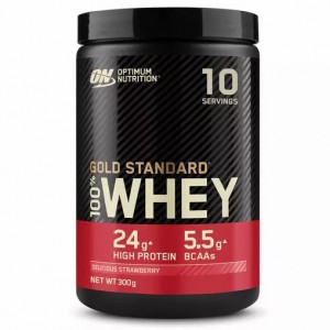 Optimum Nutrition Gold Standard 100% Whey Protein Powder Delicious Strawberry 300 grams (10 Servings) | 87591UQAI