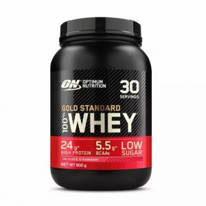 Optimum Nutrition Gold Standard 100% Whey Protein Powder Delicious Strawberry 900 grams (30 Servings) | 62813VCWS