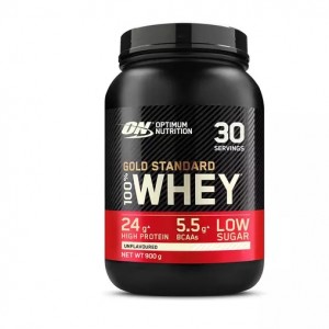 Optimum Nutrition Gold Standard 100% Whey Protein Powder Unflavoured 900 grams (30 Servings) | 23987IXYJ