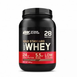 Optimum Nutrition Gold Standard 100% Whey Protein Powder Chocolate Hazelnut 896 grams (28 Servings) | 06712QRYA