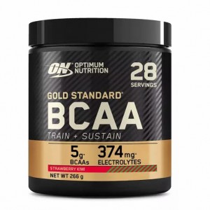 Optimum Nutrition Gold Standard BCAA Train + Sustain Strawberry Kiwi 266 grams (28 Servings) | 26093RIXF