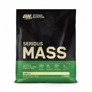 Optimum Nutrition Serious Mass Gainer Vanilla 5.45 kg (16 Servings) | 50194NKEW