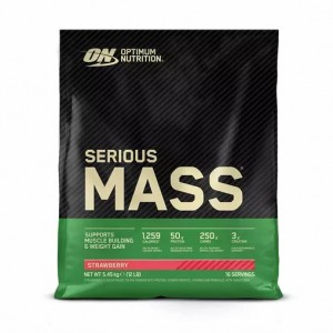 Optimum Nutrition Serious Mass Strawberry 5.45 kg (16 Servings) | 31485TLBK