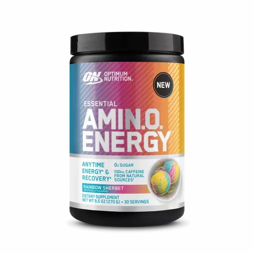 Optimum Nutrition ESSENTIAL AMIN.O. ENERGY® *new* Rainbow Sherbet - Notify Me 0.6 lb - Notify me | 06157SMRA