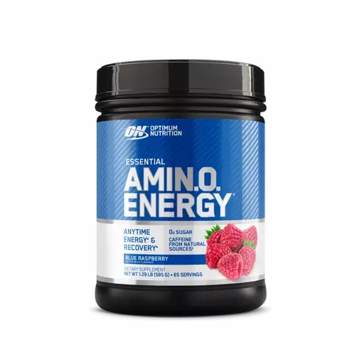 Optimum Nutrition ESSENTIAL AMIN.O. ENERGY® Blue Raspberry 1.29 lb (65 Servings) | 17692OERP