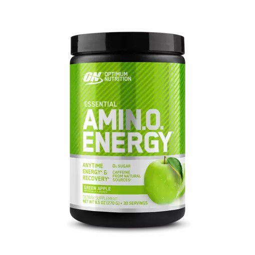 Optimum Nutrition ESSENTIAL AMIN.O. ENERGY® Green Apple 0.6 lb (30 Servings) | 30524GWRY