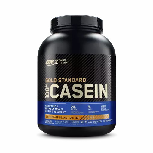 Optimum Nutrition GOLD STANDARD® 100% Casein Chocolate Peanut Butter 4 lb (53 Servings) | 76920HMWU