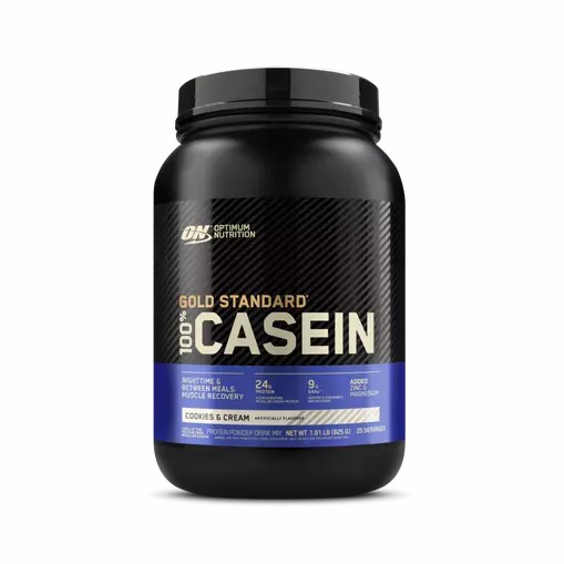 Optimum Nutrition GOLD STANDARD® 100% Casein Cookies & Cream 2 lb (25 Servings) | 98251CYPQ