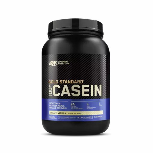 Optimum Nutrition GOLD STANDARD® 100% Casein Creamy Vanilla 2 lb (25 Servings) | 67809GQNF