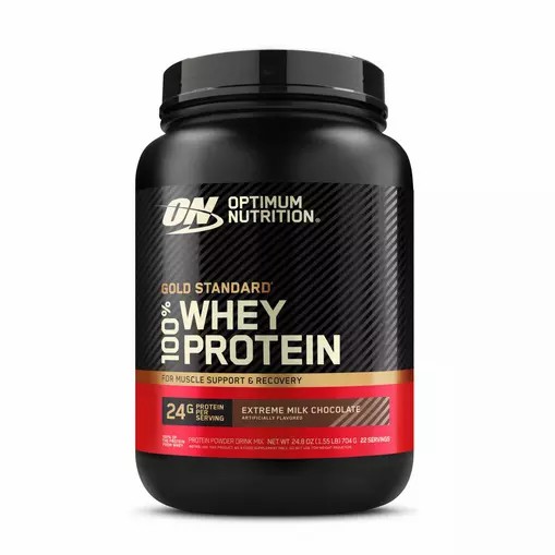 Optimum Nutrition GOLD STANDARD 100% WHEY™ Extreme Milk Chocolate 1.5 lb (22 Servings) | 61094DOSW