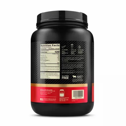 Optimum Nutrition GOLD STANDARD 100% WHEY™ French Vanilla Creme 1.5 lb (22 Servings) | 58091IOAE