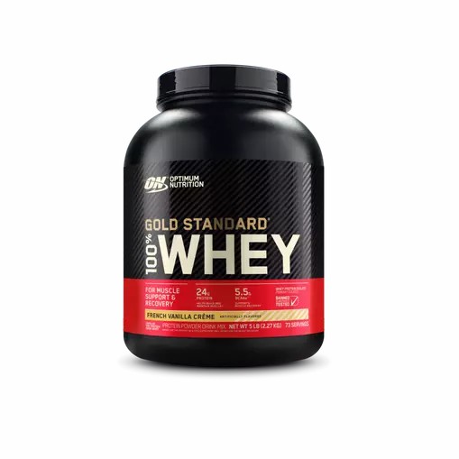 Optimum Nutrition GOLD STANDARD 100% WHEY™ French Vanilla Creme 5 lb (73 Servings) | 85320JVRW