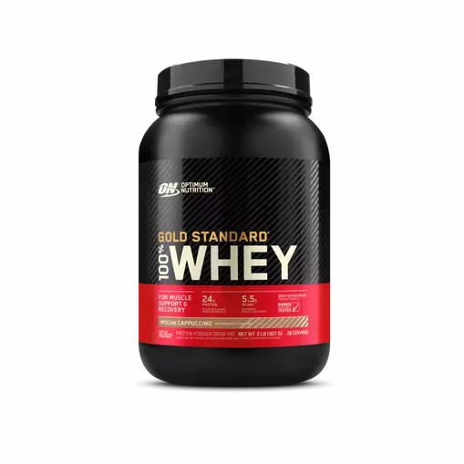 Optimum Nutrition GOLD STANDARD 100% WHEY™ Mocha Cappuccino 2 lb (28 Servings) | 06281GPWS