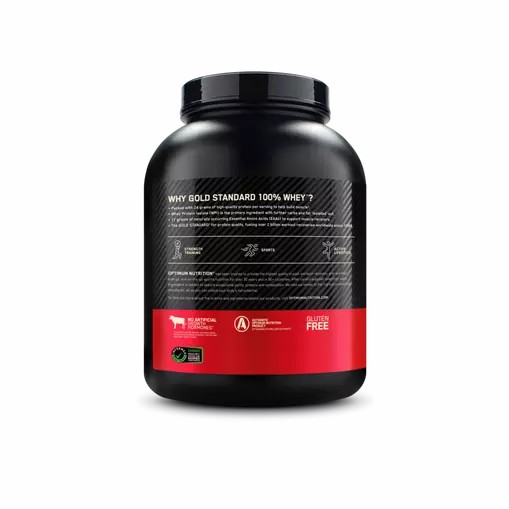 Optimum Nutrition GOLD STANDARD 100% WHEY™ Strawberries & Cream 5 lb (73 Servings) | 40598RJIN