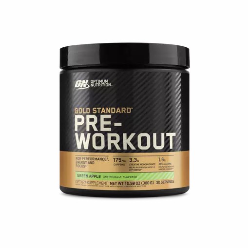 Optimum Nutrition GOLD STANDARD® Pre-Workout Green Apple 0.66 lb (30 Servings) | 79234CNIU