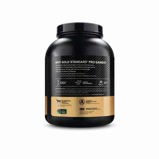 Optimum Nutrition GOLD STANDARD® Pro Gainer Vanilla Custard 5.09 lb (14 Servings) | 56820CLIS