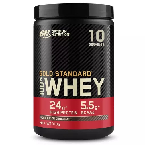 Optimum Nutrition Gold Standard 100% Whey Protein Powder Double Rich Chocolate 310 grams (10 Servings) | 48079TEHW