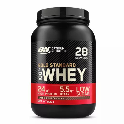 Optimum Nutrition Gold Standard 100% Whey Protein Powder Extreme Milk Chocolate 896 grams (28 Servings) | 41792GQCD