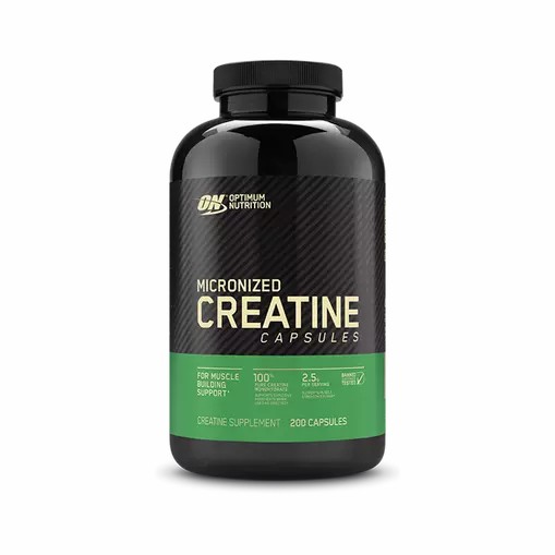 Optimum Nutrition Micronized Creatine Capsules 200 Capsules (100 Servings) | 46713DBLY