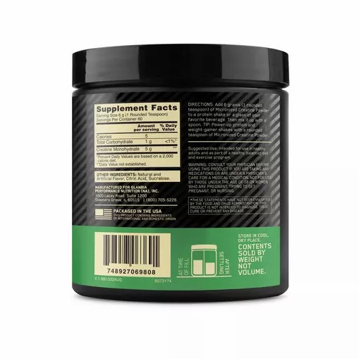 Optimum Nutrition Micronized Creatine Powder Blueberry Lemonade 0.79 lb (60 Servings) | 82493MOKL