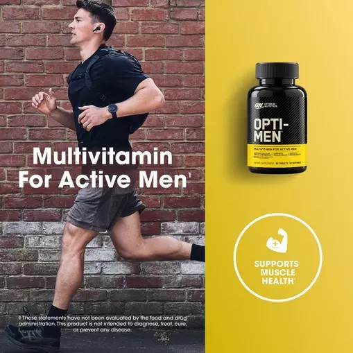 Optimum Nutrition OPTI-MEN® Multivitamin Tablets 90 Tablets (30 Servings) | 73951HIAC