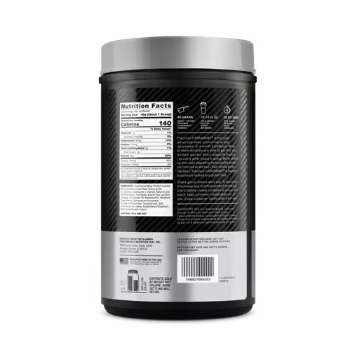 Optimum Nutrition PLATINUM HYDROWHEY™ Supercharged Strawberry 1.76 lb (20 Servings) | 93405SXHB