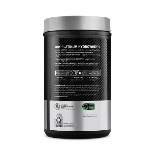 Optimum Nutrition PLATINUM HYDROWHEY™ Supercharged Strawberry 1.76 lb (20 Servings) | 93405SXHB