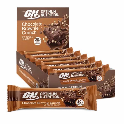 Optimum Nutrition Protein Bar Chocolate Brownie Crunch 650 grams (10 Bars) | 51239SRJN