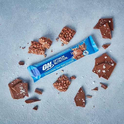 Optimum Nutrition Protein Bar Chocolate Sea Salt Crunch 720 grams (12 Bars) | 18937GIZT