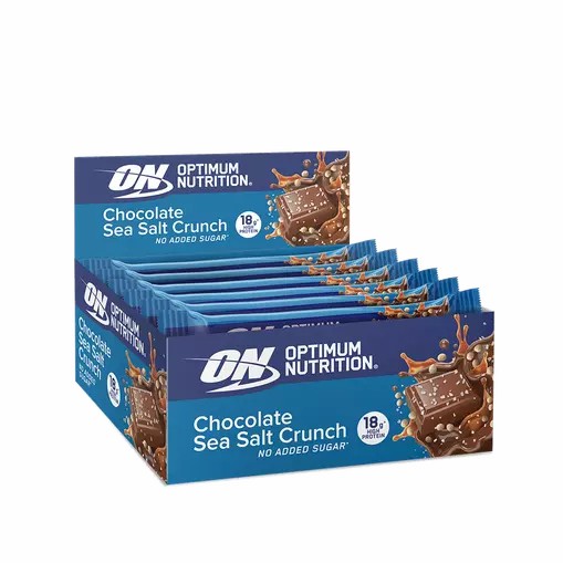 Optimum Nutrition Protein Bar Chocolate Sea Salt Crunch 720 grams (12 Bars) | 18937GIZT