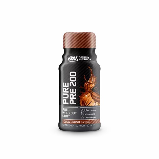 Optimum Nutrition Pure Pre 200 Pre-Workout Shot Cola 60ml (12 shots) | 51634DUKA