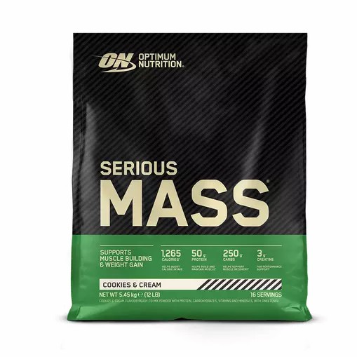 Optimum Nutrition Serious Mass Cookies & Cream 2.73 kg (8 Servings) | 37652ZQIX