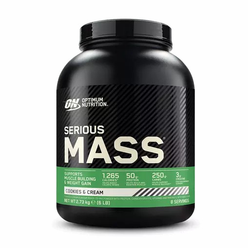 Optimum Nutrition Serious Mass Gainer Cookies & Cream 2.73 kg (8 Servings) | 54718YTNV